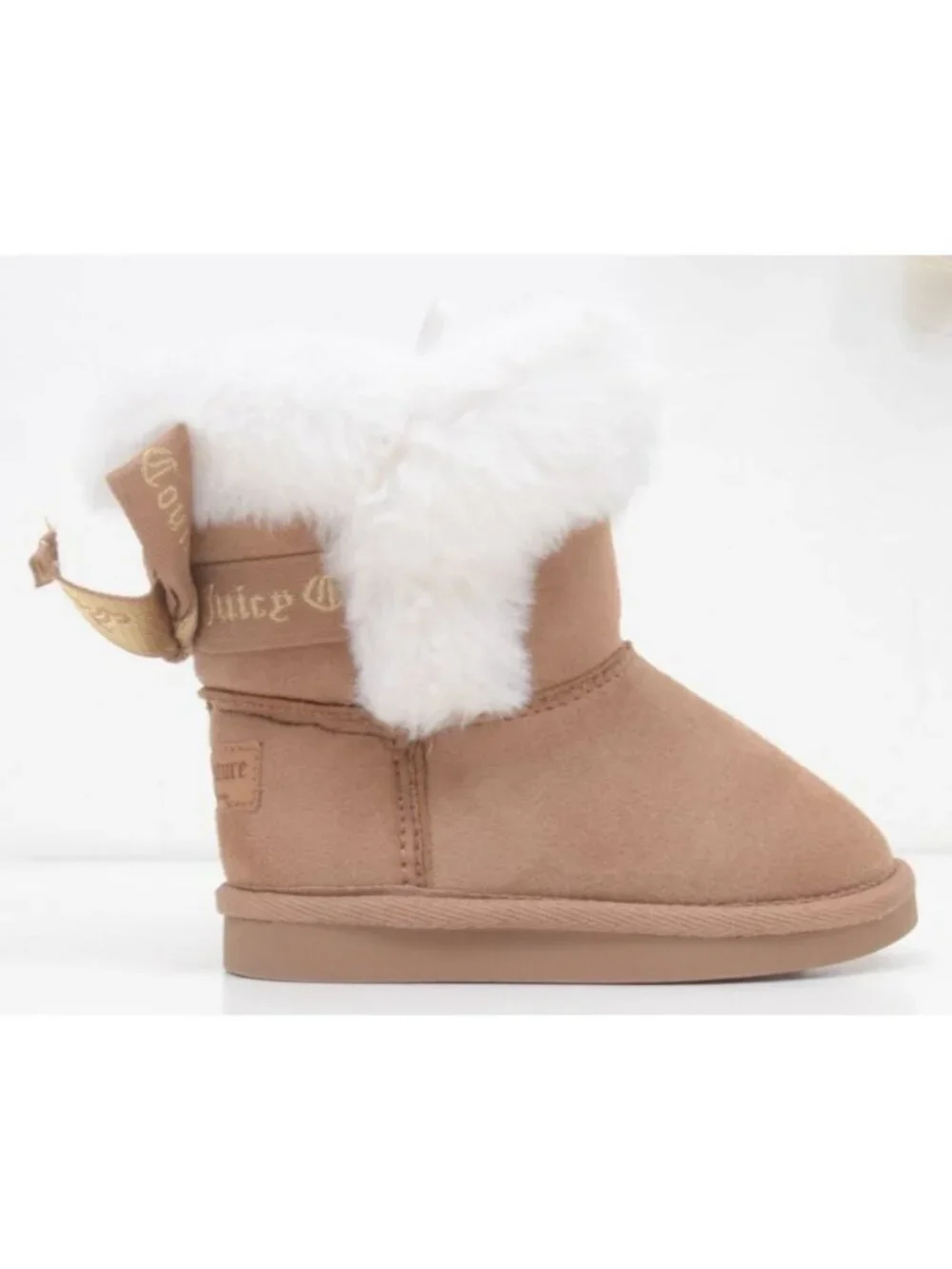 Juicy Couture Toddler Kids Size 5 King Todd Girls Faux Fur Cold Weather Boots
